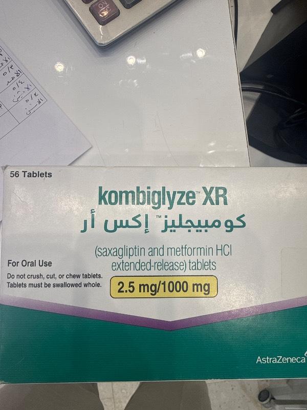 KOMBIGLYZE XR 2.5/1000MG 56TAB
