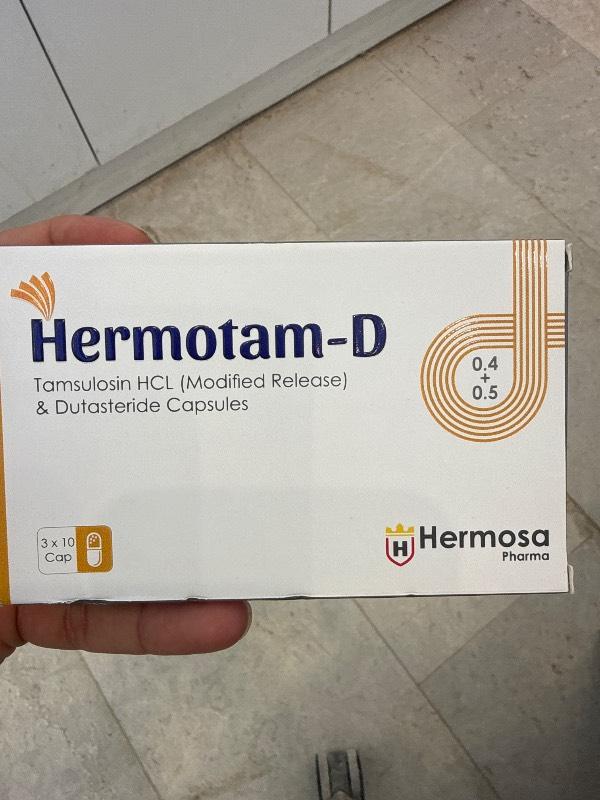 HERMOTAM-D 0.4/0.5MG 30CAP